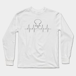 Squidward's Heartbeat Long Sleeve T-Shirt